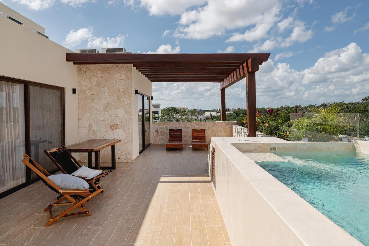 Apartment And Penthouse Blue Luxury Kukulkan Tulum Exterior foto